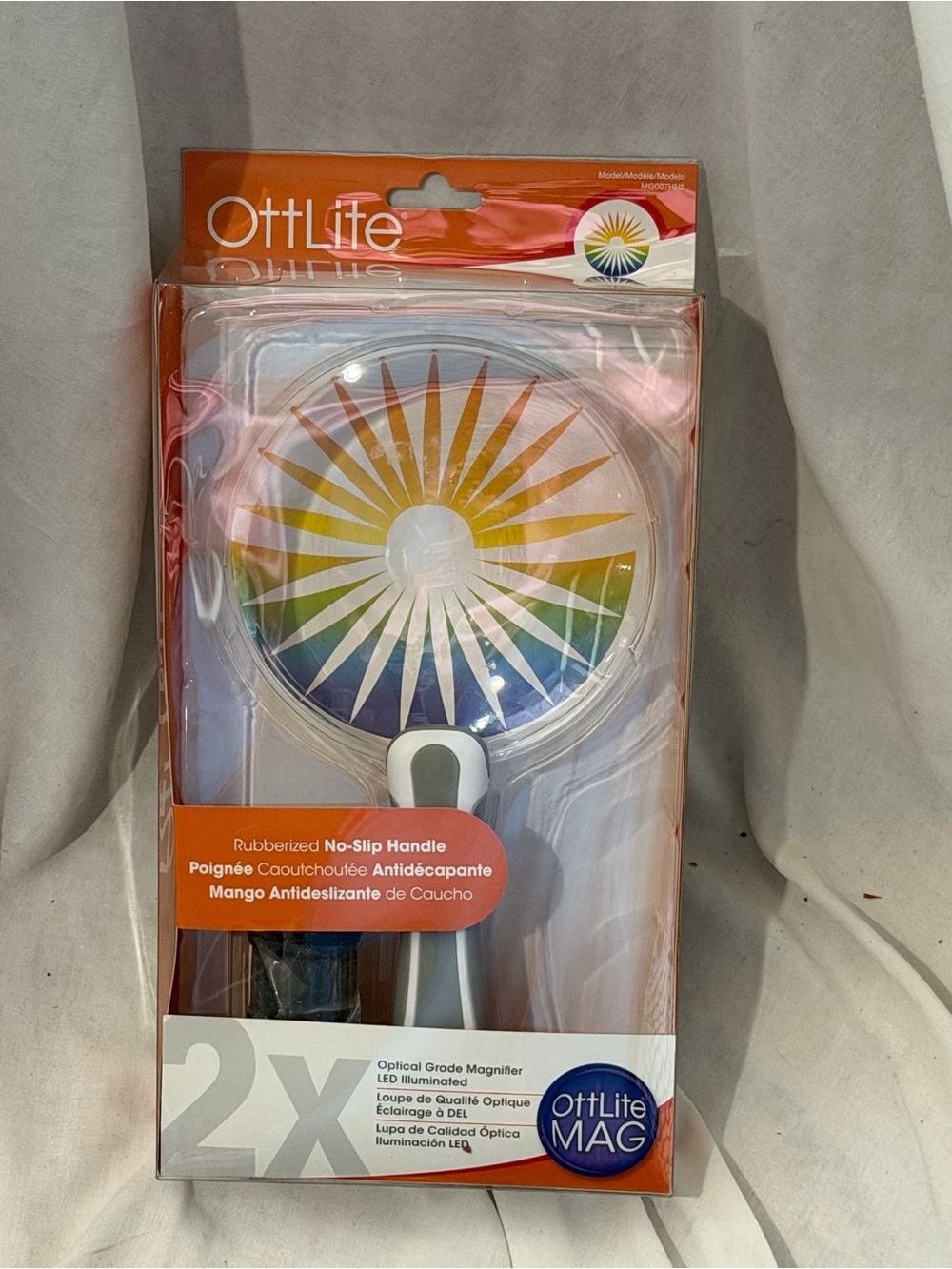 MAG LED Illuminated 2X Magnifier - Rainbow